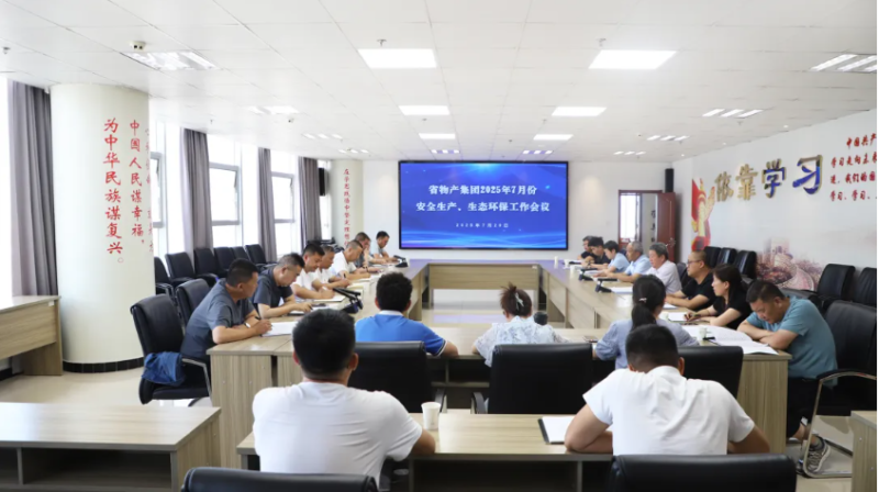 省物產集團召開2025年7月份安全生產、生態環保工作會議
